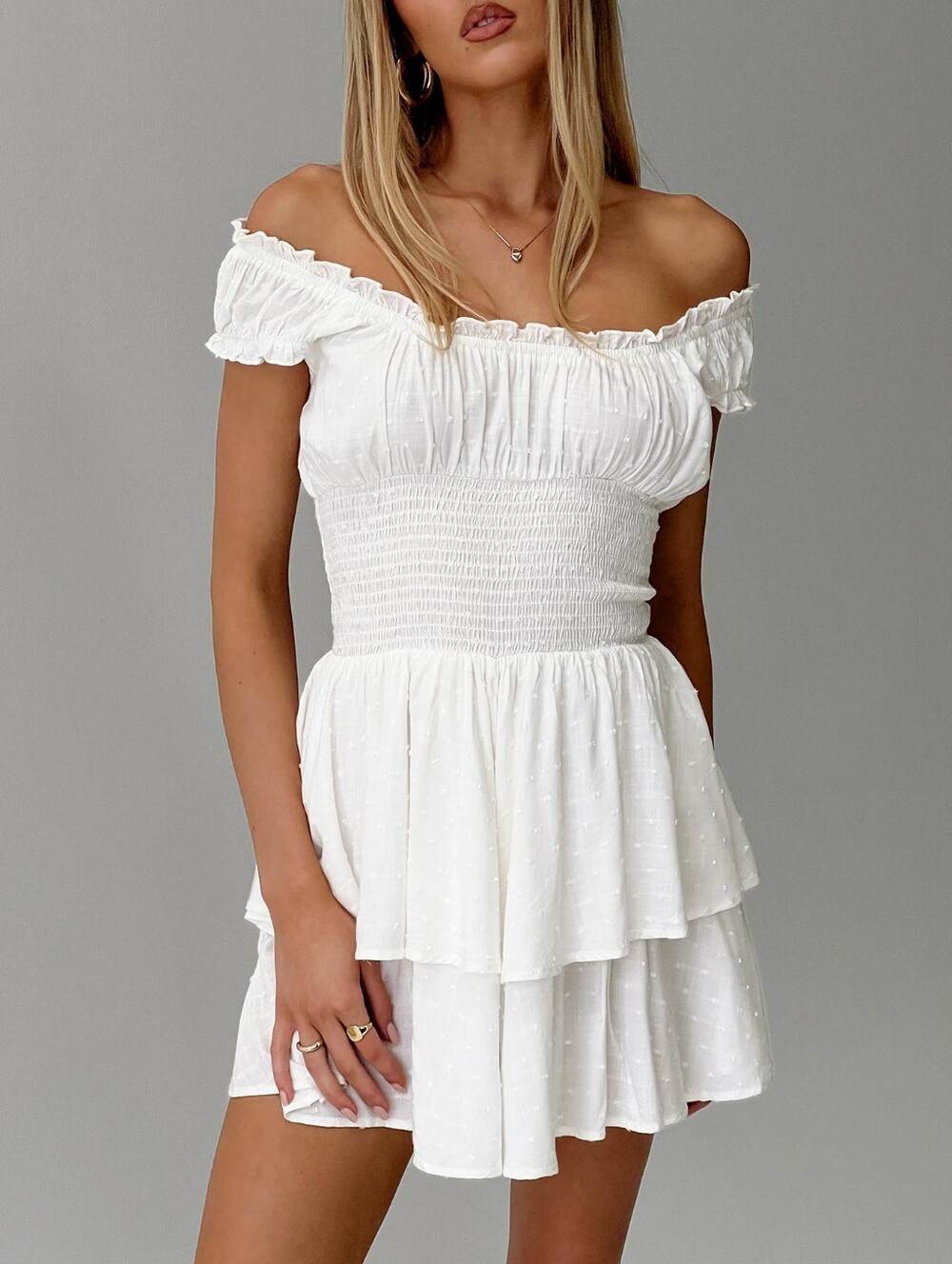Princess Polly The Love Galore Romper White